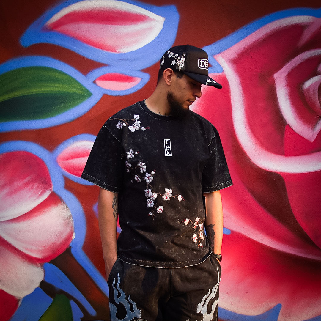 Playera DGK Midnight Knit Washed Black