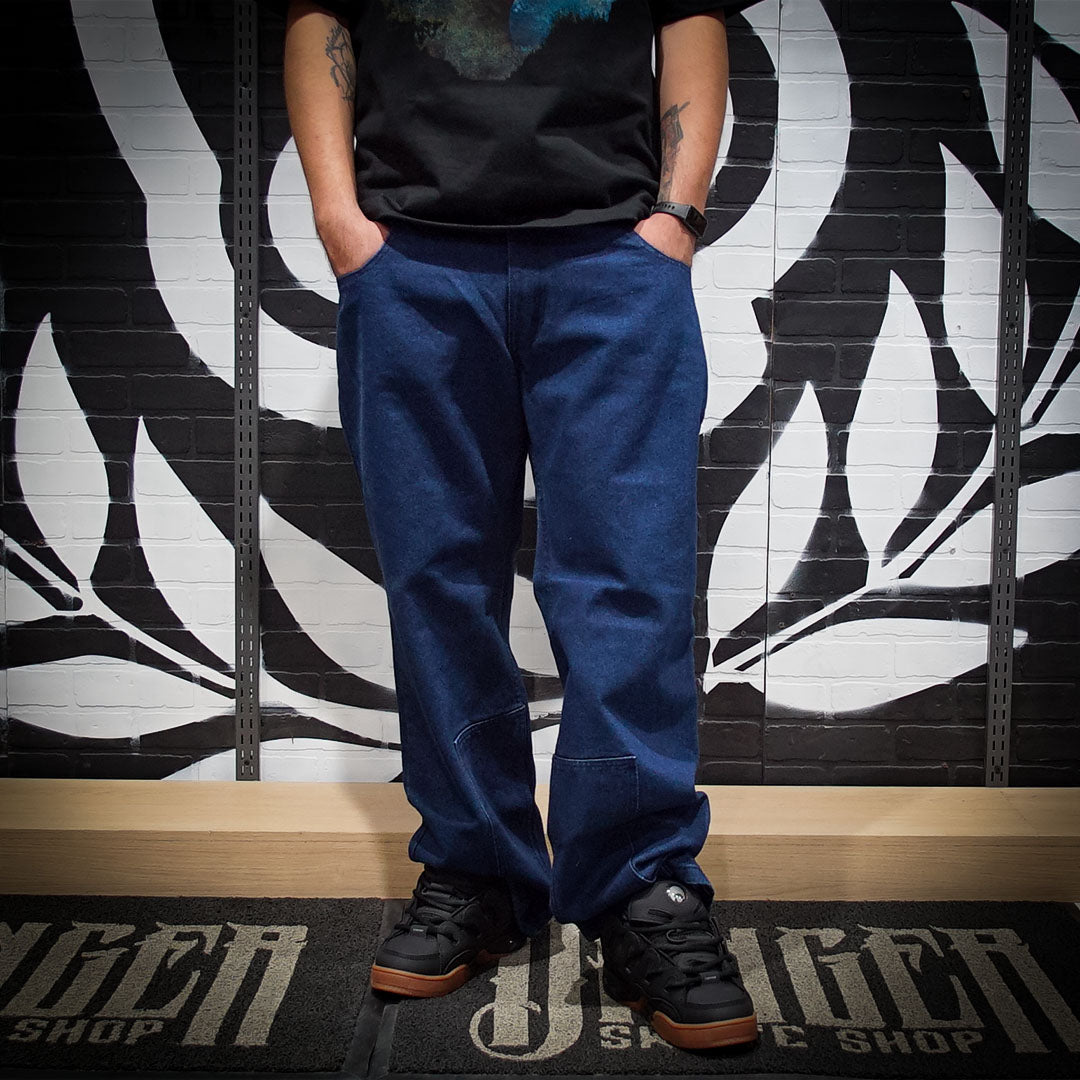 Pantalón Antifashion Hannya Indigo Bordados