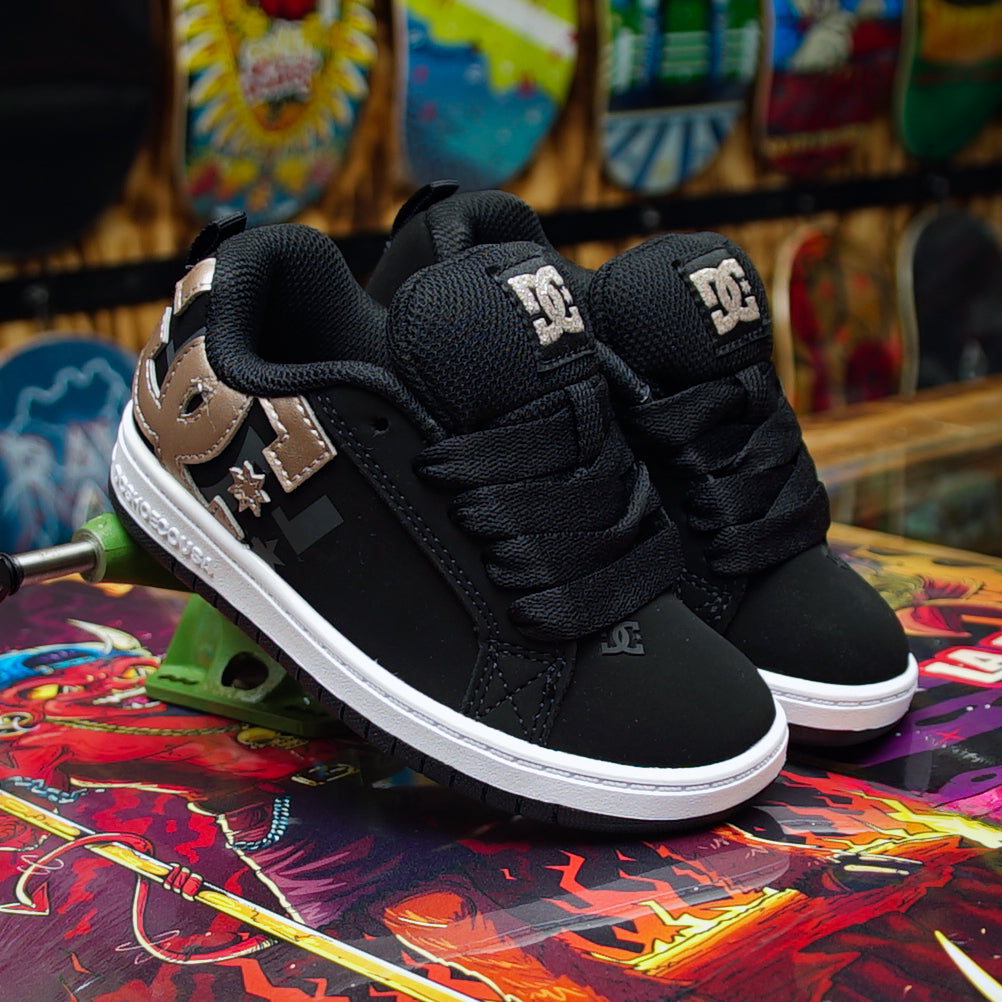 Tenis DC Court Graffik Black Rose