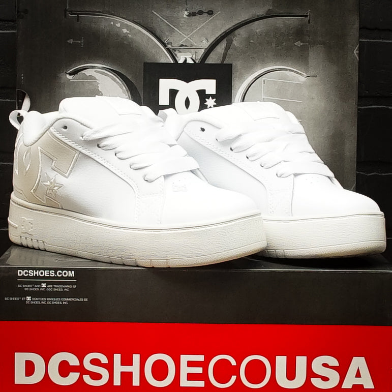 Tenis DC Court Graffik Platform White Off White