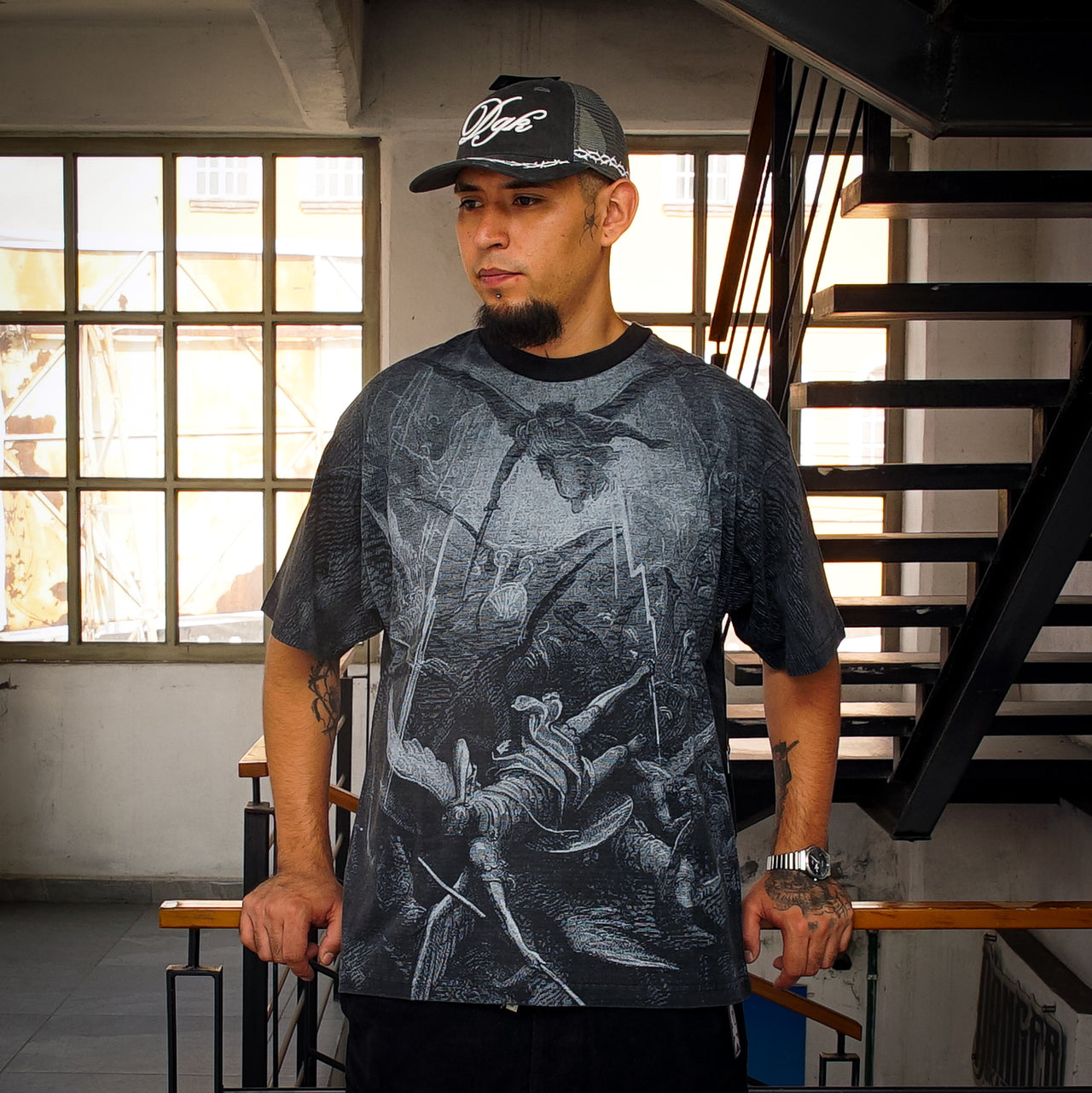 Playera Tejida DGK Revelation Washed Black
