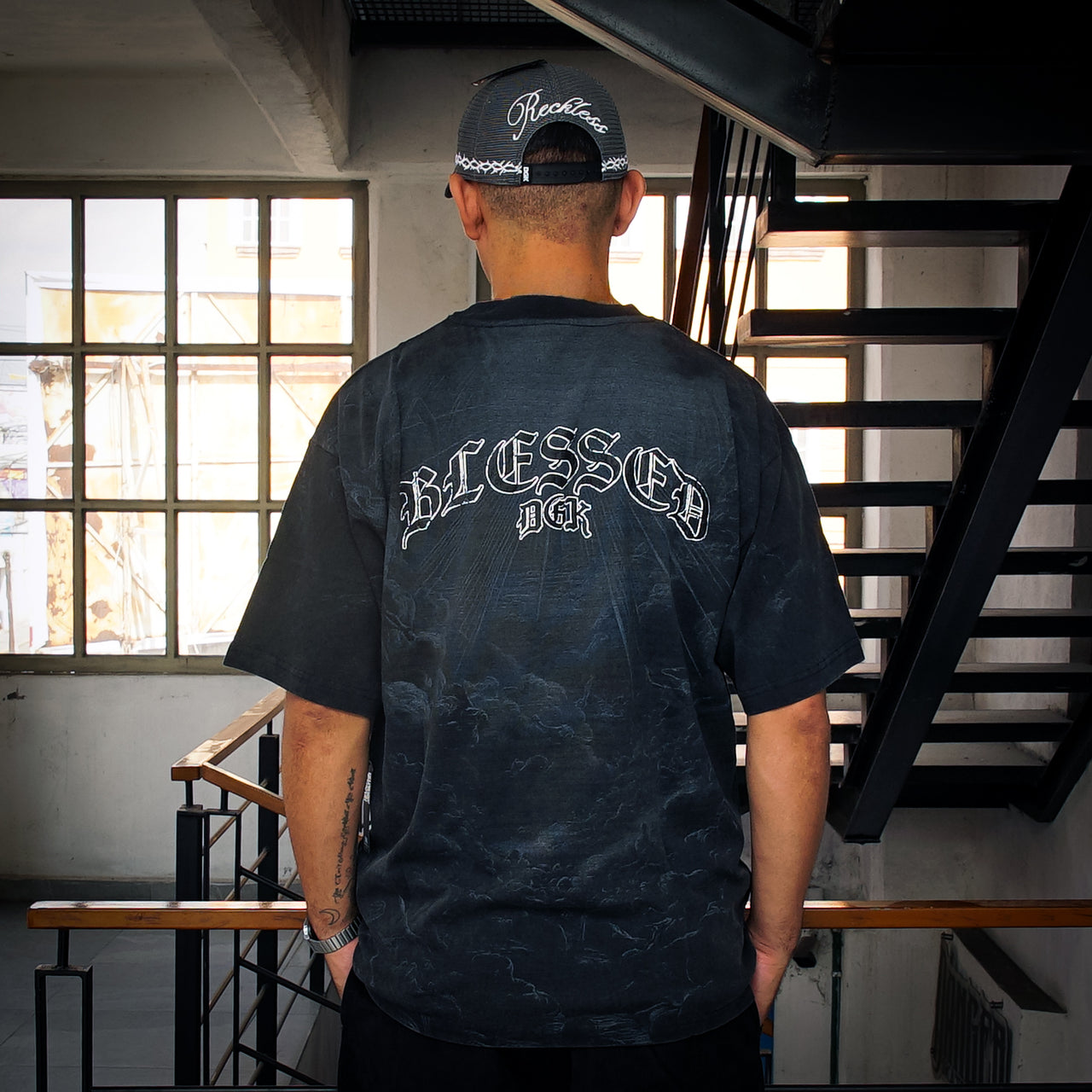 Playera Tejida DGK Revelation Washed Black