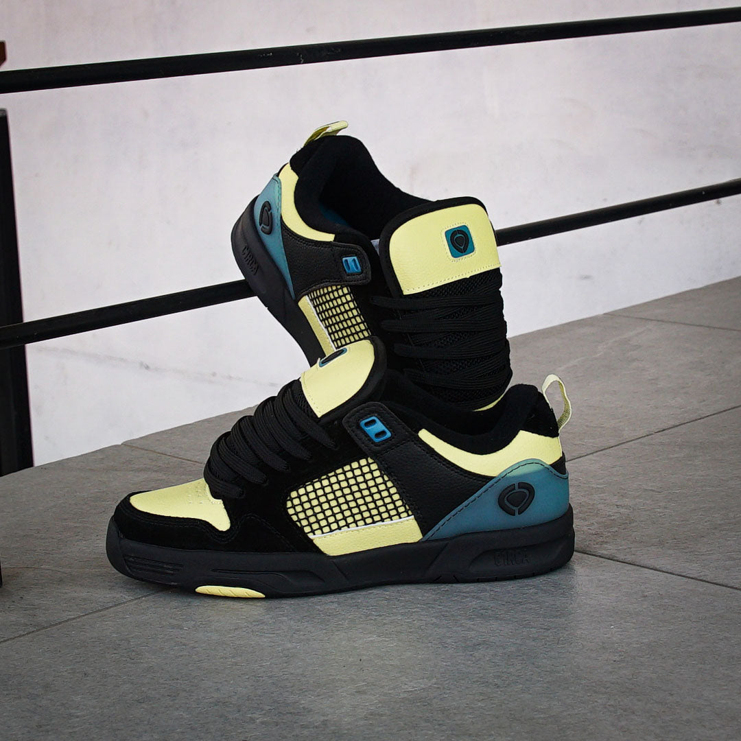 Tenis C1rca Tave TT Black Teal Canary Yellow