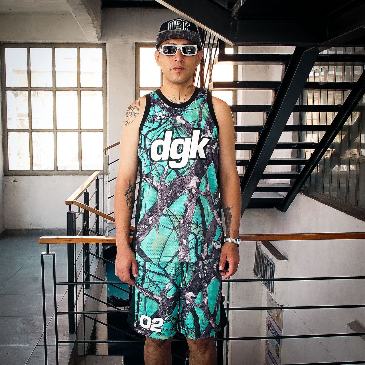 Jersey DGK Timber Basketball Tree Camo