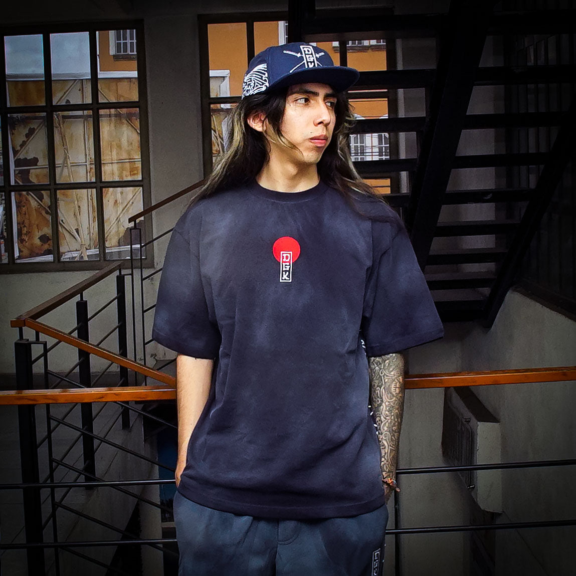 Playera DGK Ubiquity Embroidered Indigo