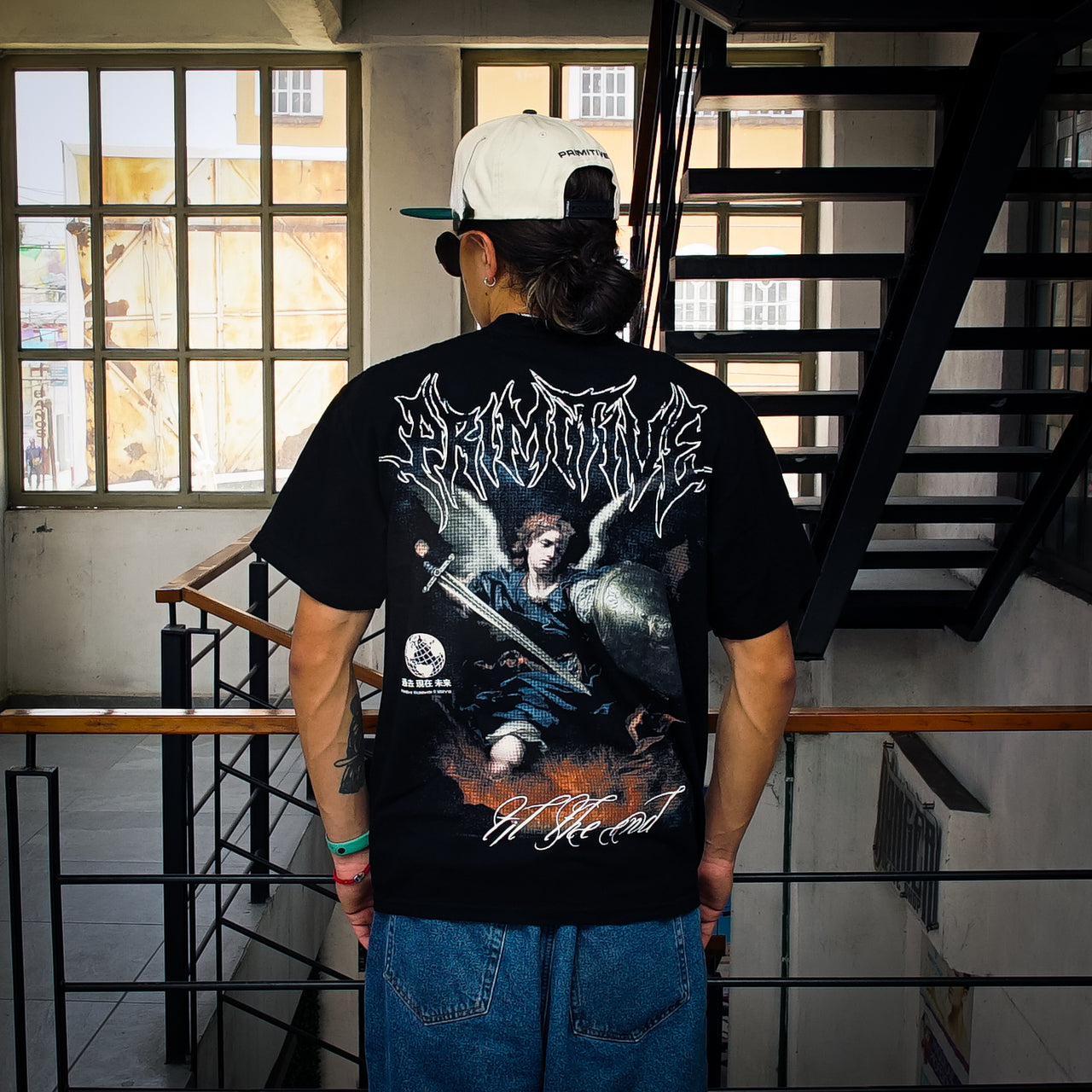 Playera Primitive Purity Boxy Black