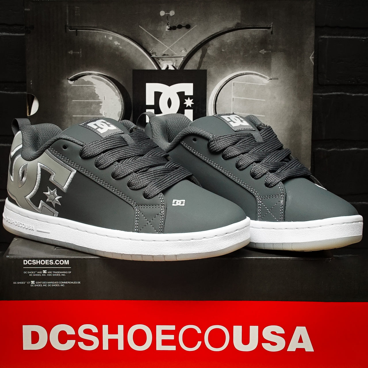 Tenis DC Court Graffik SE DK Grey Grey