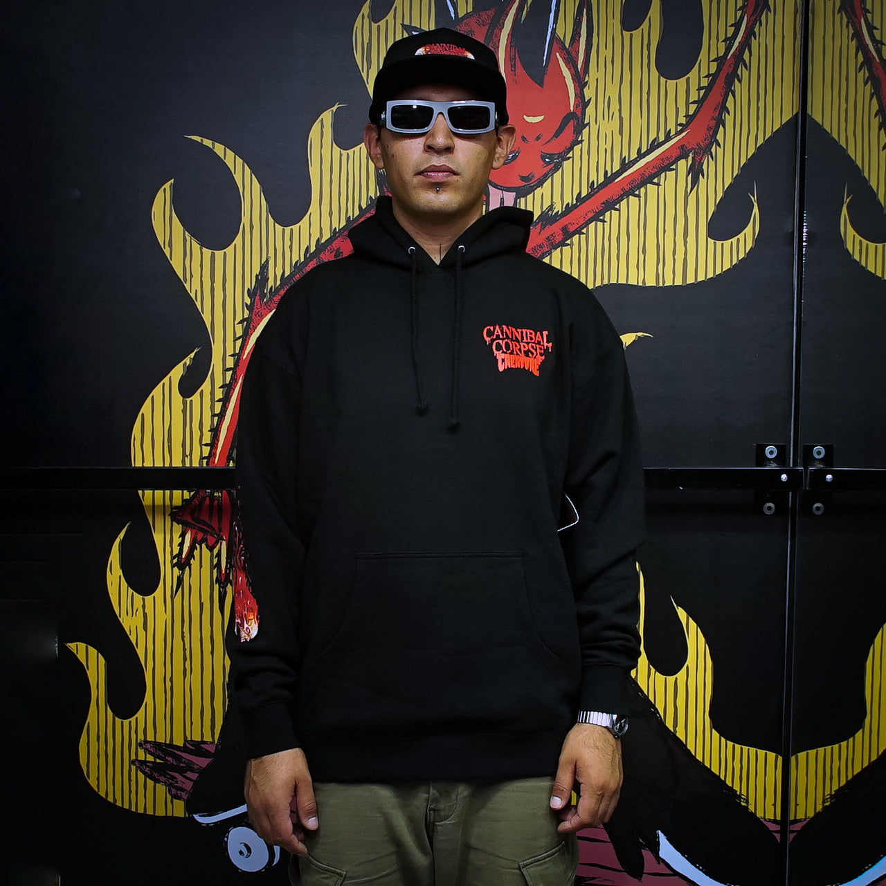 Sudadera Creature x Cannibal Corpse Black Regular Fit Heavyweight
