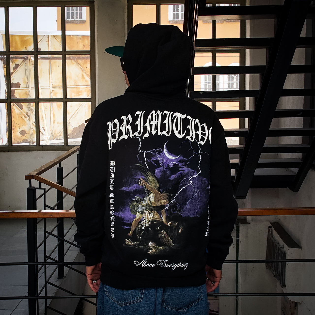 Sudadera Primitive Clash Boxy Black