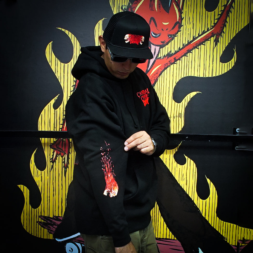 Sudadera Creature x Cannibal Corpse Black Regular Fit Heavyweight