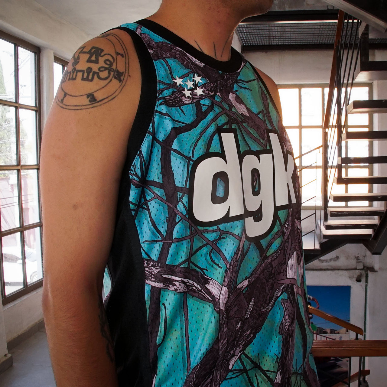Jersey DGK Timber Basketball Tree Camo