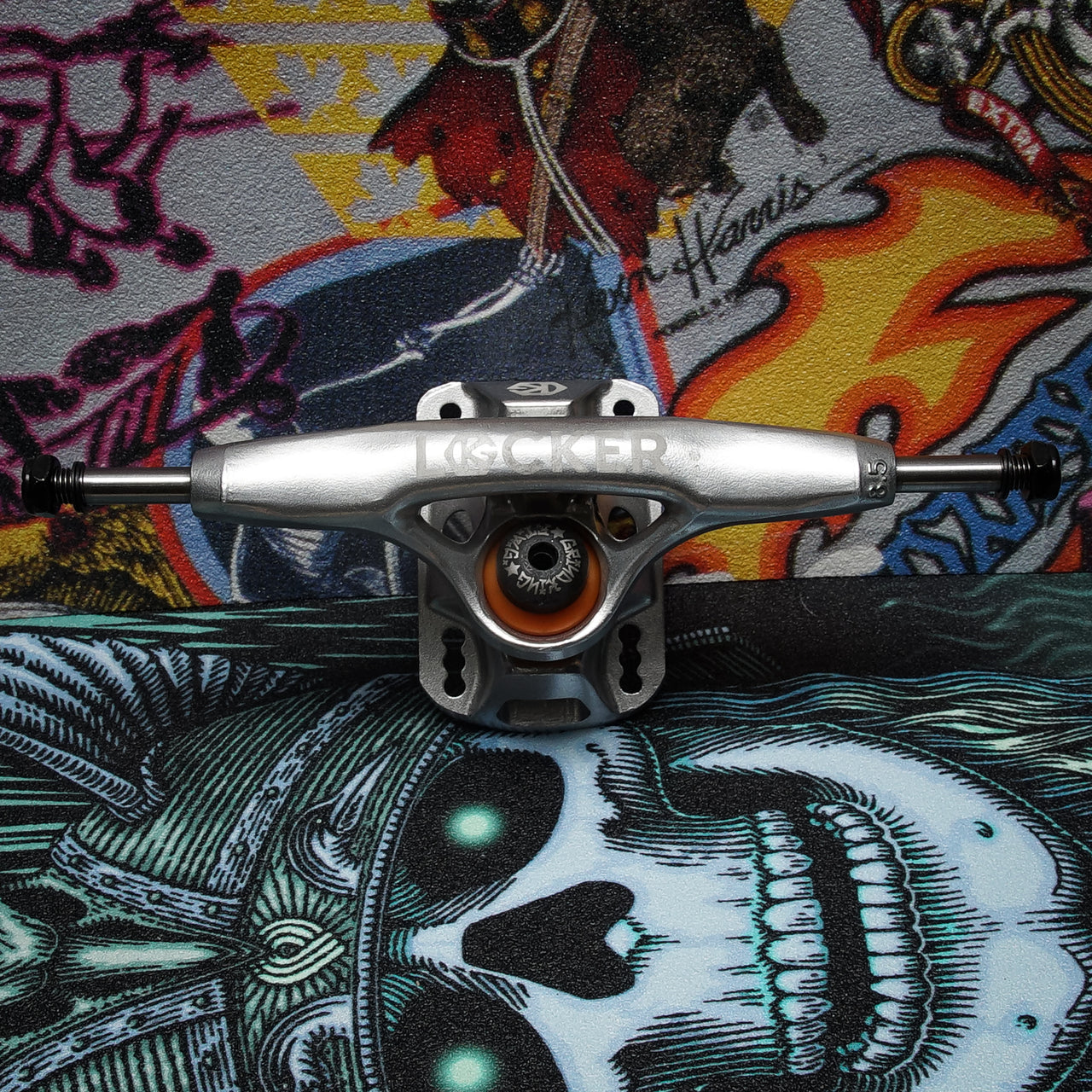 Trucks Grind King Locker 2 Raw Silver