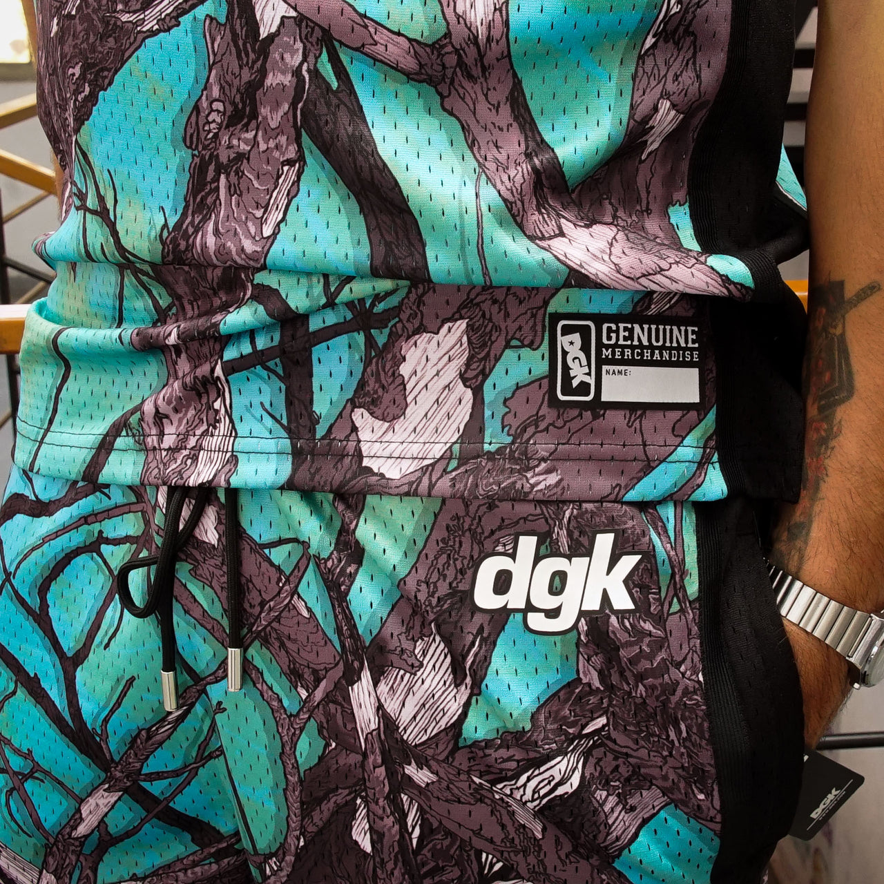 Short DGK Timber Basketball Tree Camo