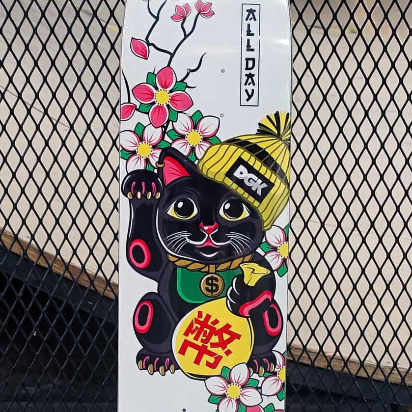 Tabla DGK Lucky Cat White