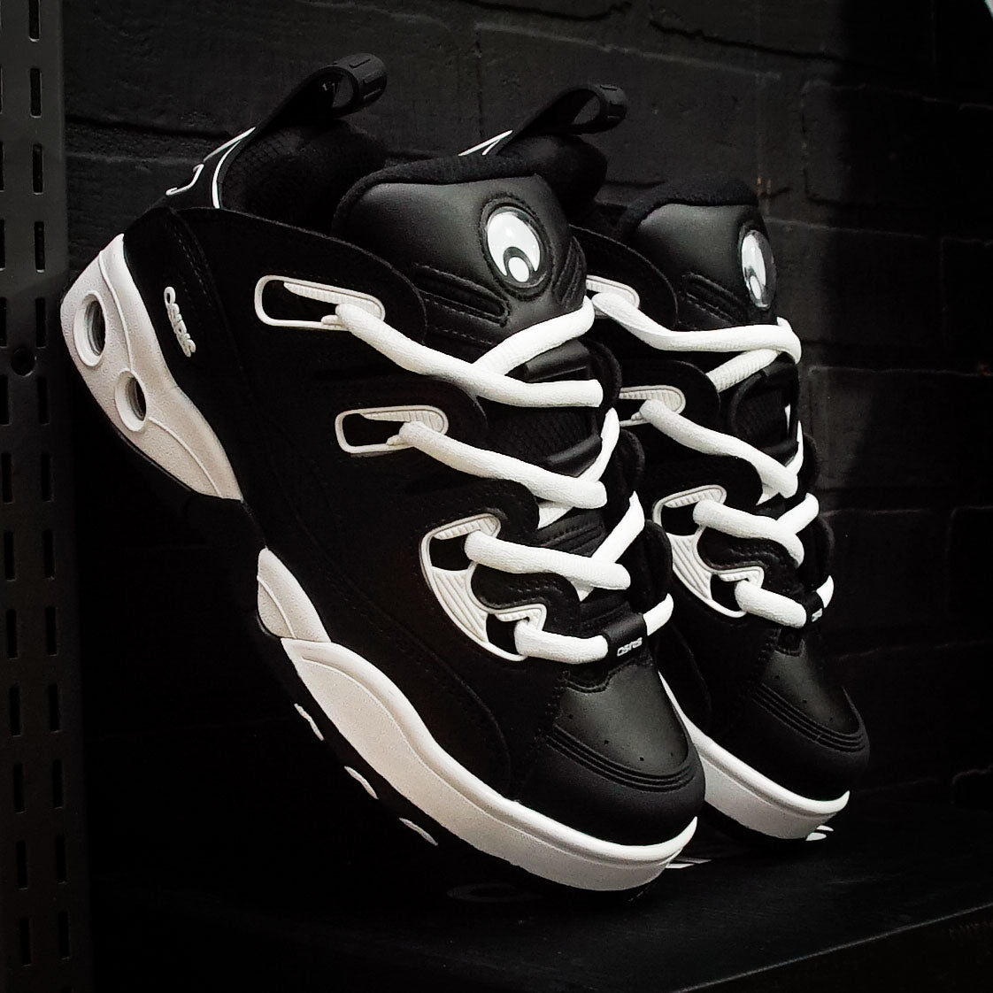 Tenis Osiris D3 E Black White Black