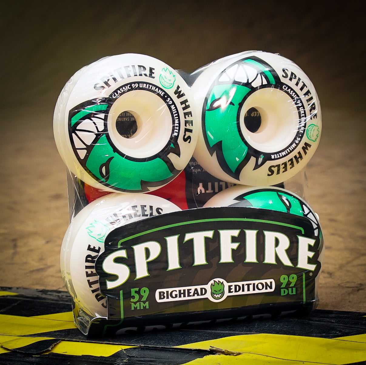 Ruedas Spitfire BigHead Green 99A