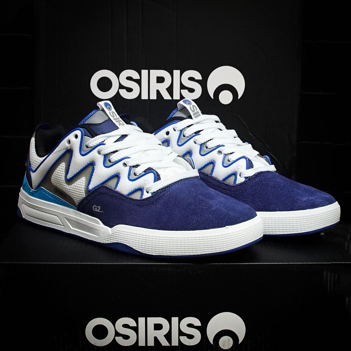 Tenis Osiris G2 Navy White Blue