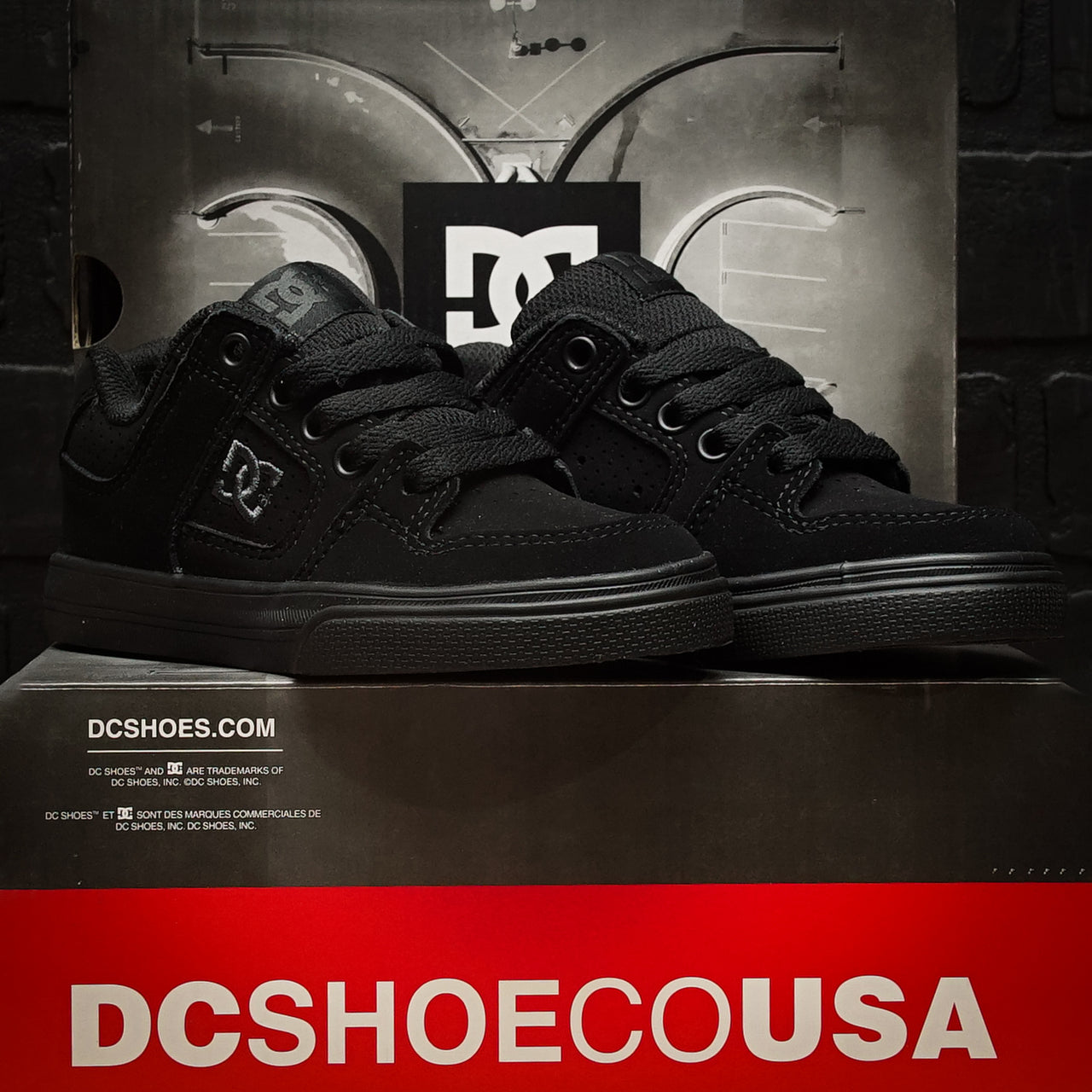 Tenis DC Pure Black Black Kids