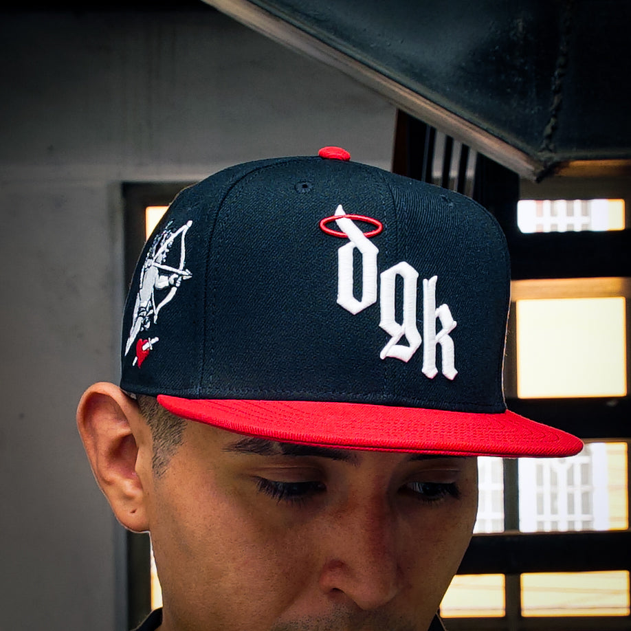 Gorra DGK Angelic Snapback Black Red