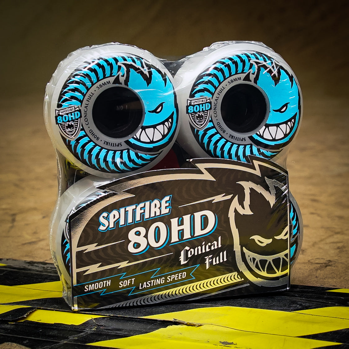 Ruedas Spitfire 80HD Conical Full Grey Blue