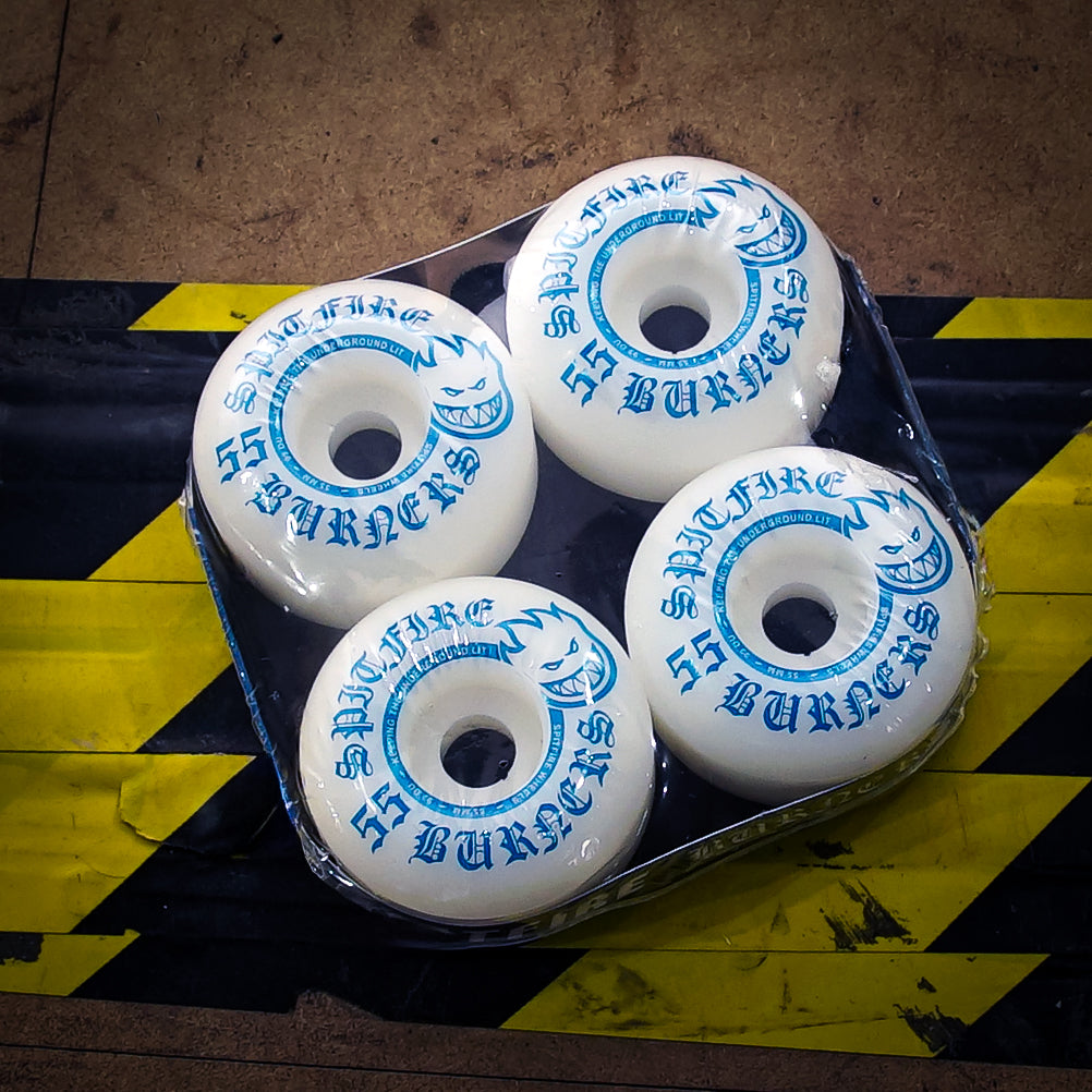 Ruedas Spitfire Burners 99A White Blue