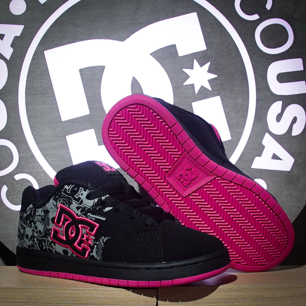 Tenis Gaveler Black Grey Pink