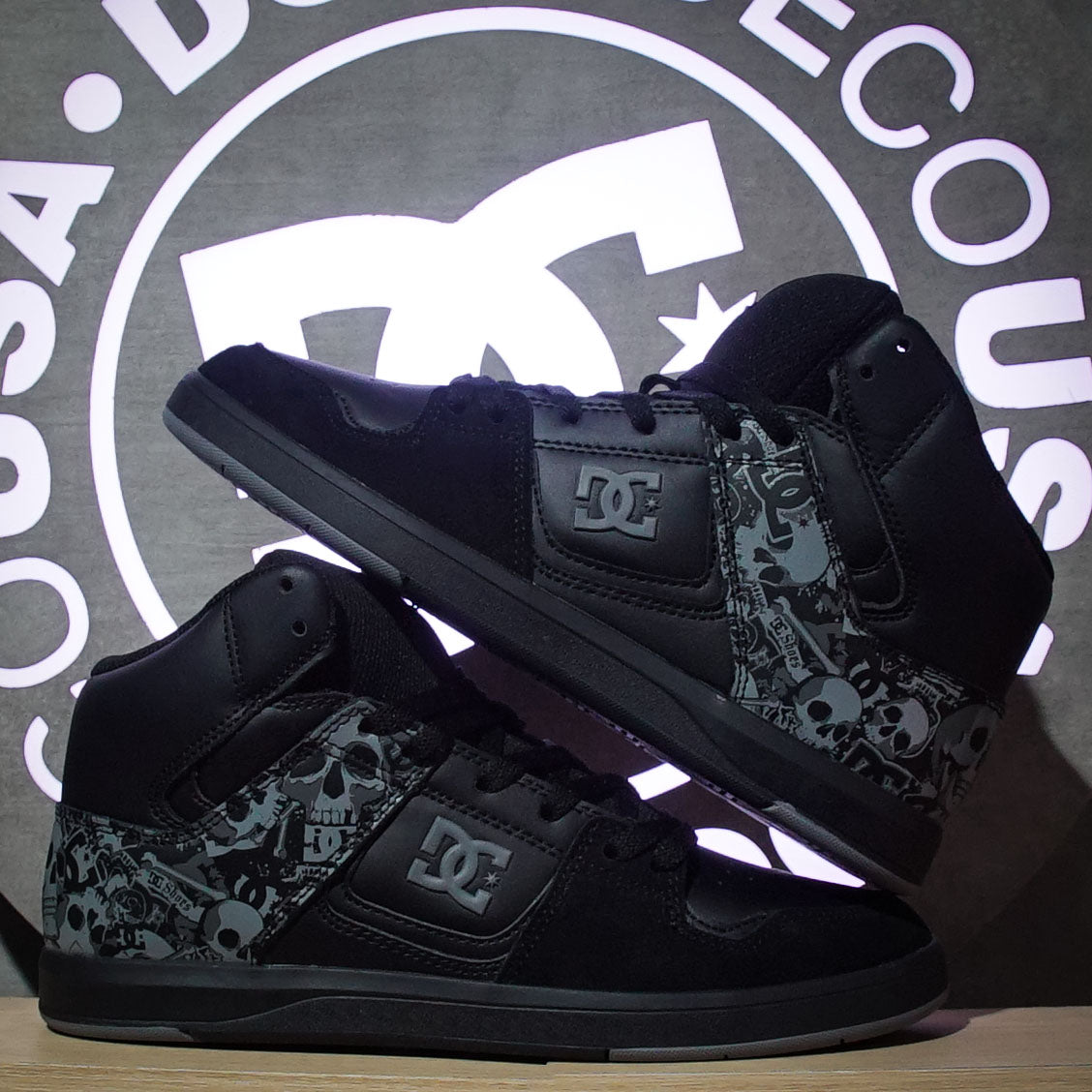 Tenis DC Cure Hi Top Black Grey