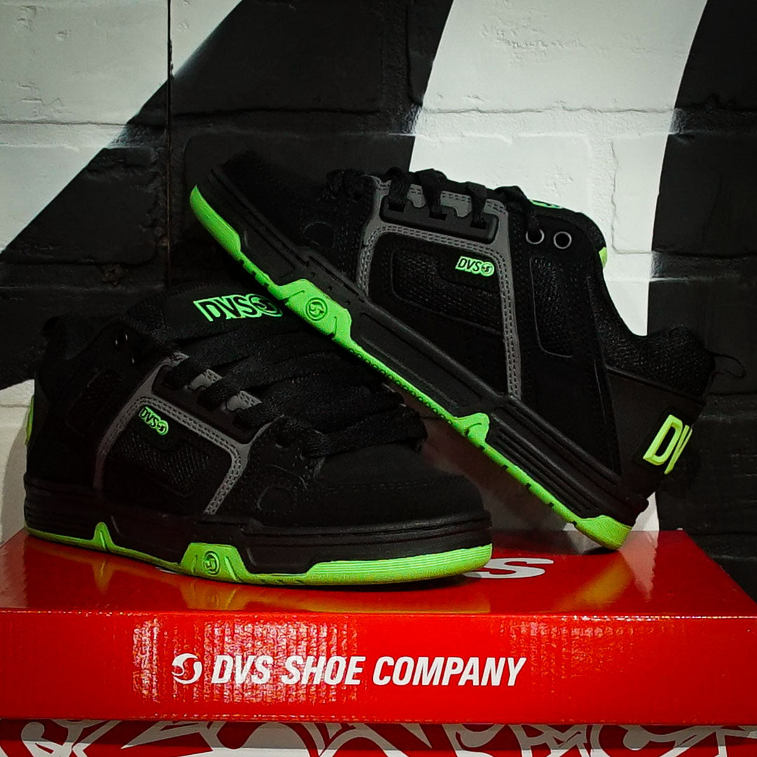 Tenis DVS Comanche Black Charcoal Lime