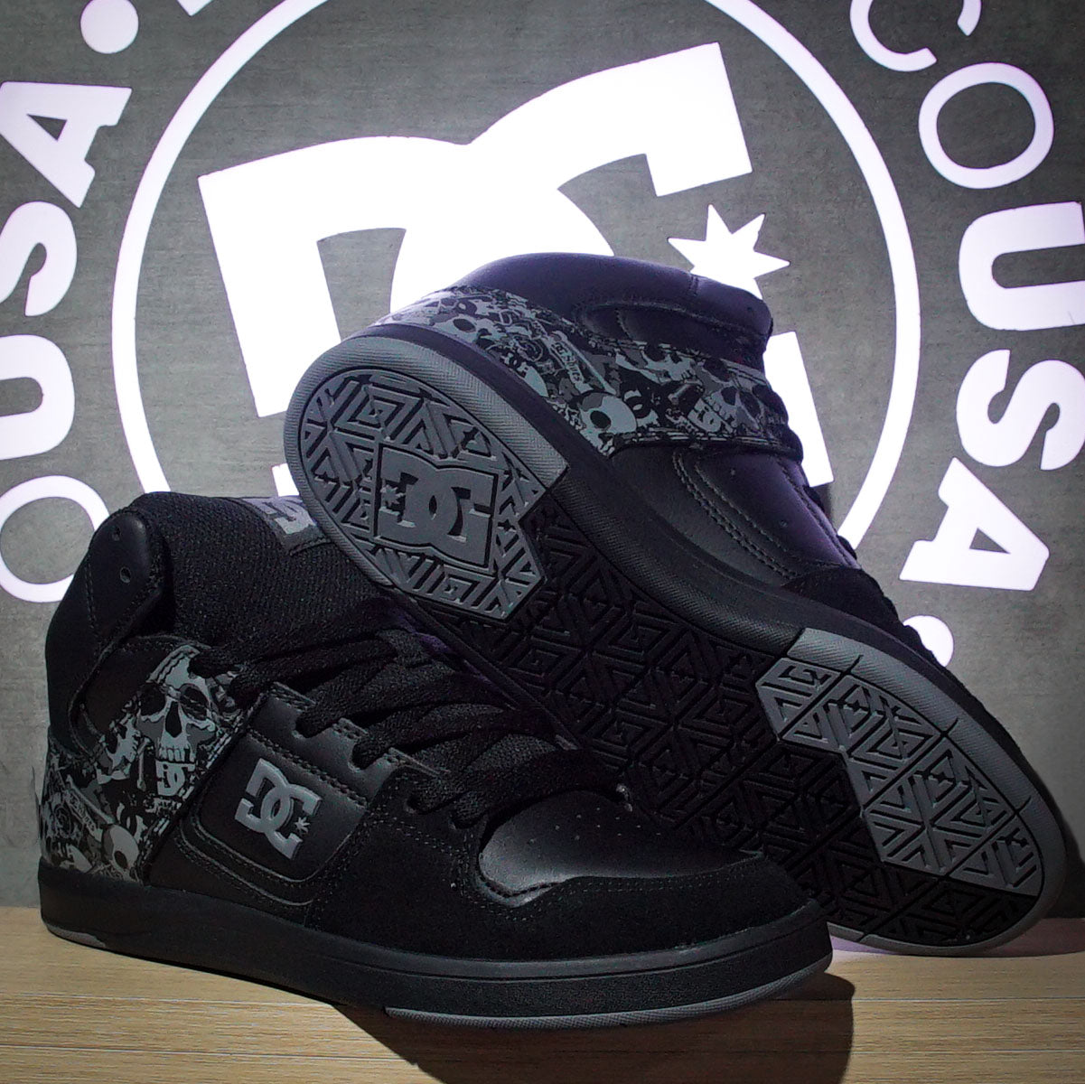 Tenis DC Cure Hi Top Black Grey