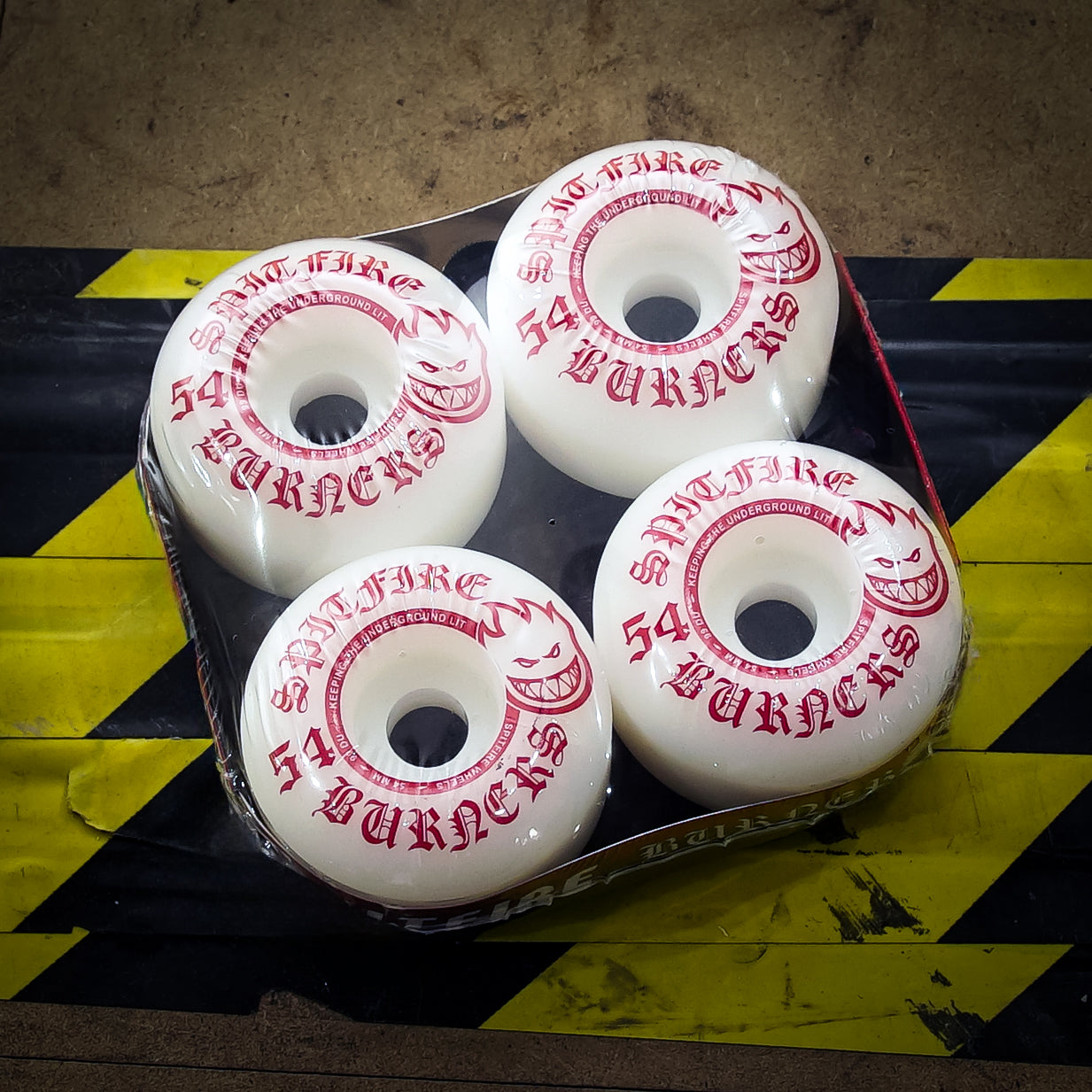 Ruedas Spitfire Burners 99A White Red