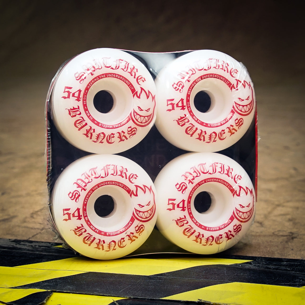 Ruedas Spitfire Burners 99A White Red