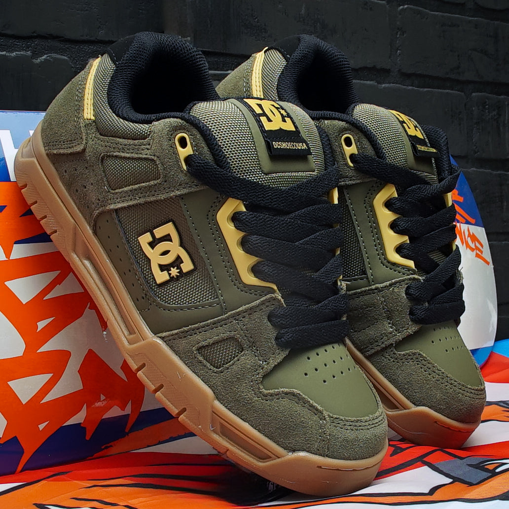 Tenis DC Stag Olive Tan Gum