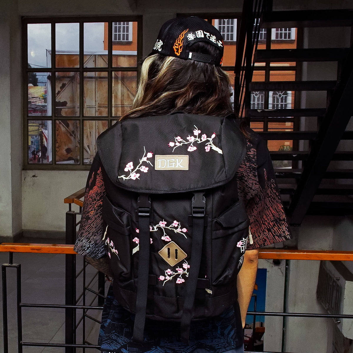Mochila DGK Blossom Black