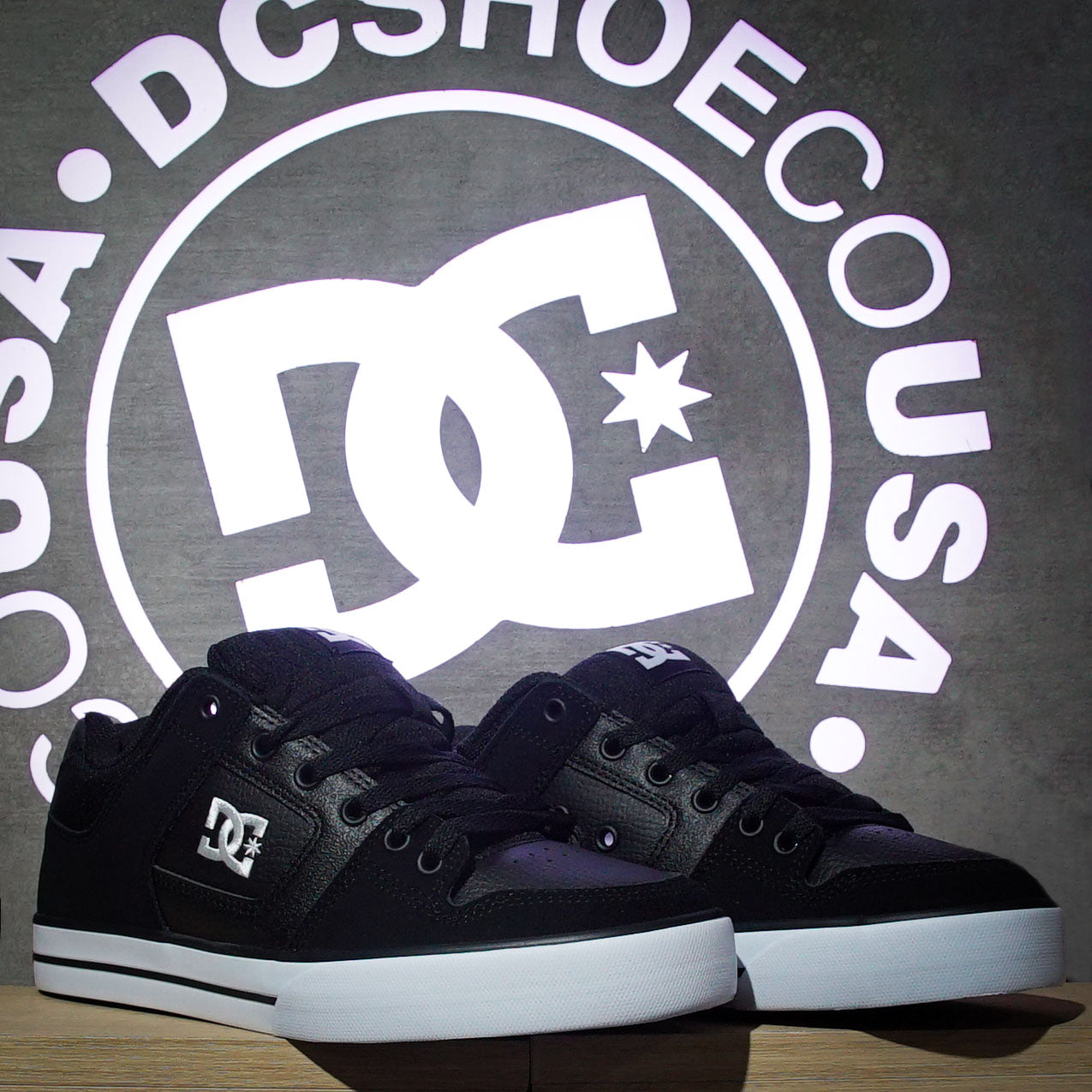 Tenis DC Pure Black White