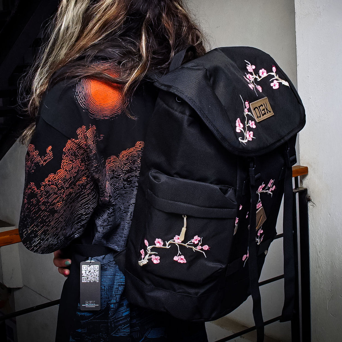Mochila DGK Blossom Black
