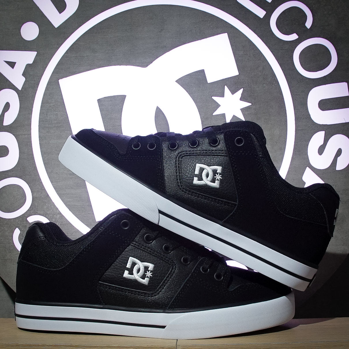 Tenis DC Pure Black White