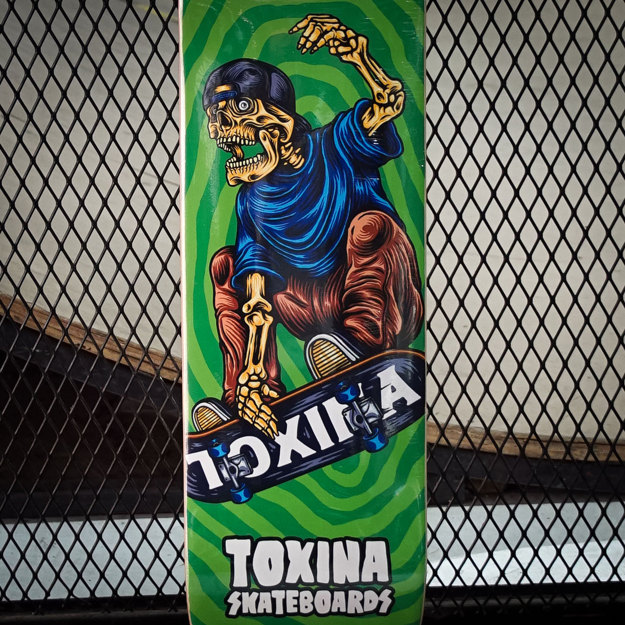 Tabla Toxina Skateboards Calavera Skater