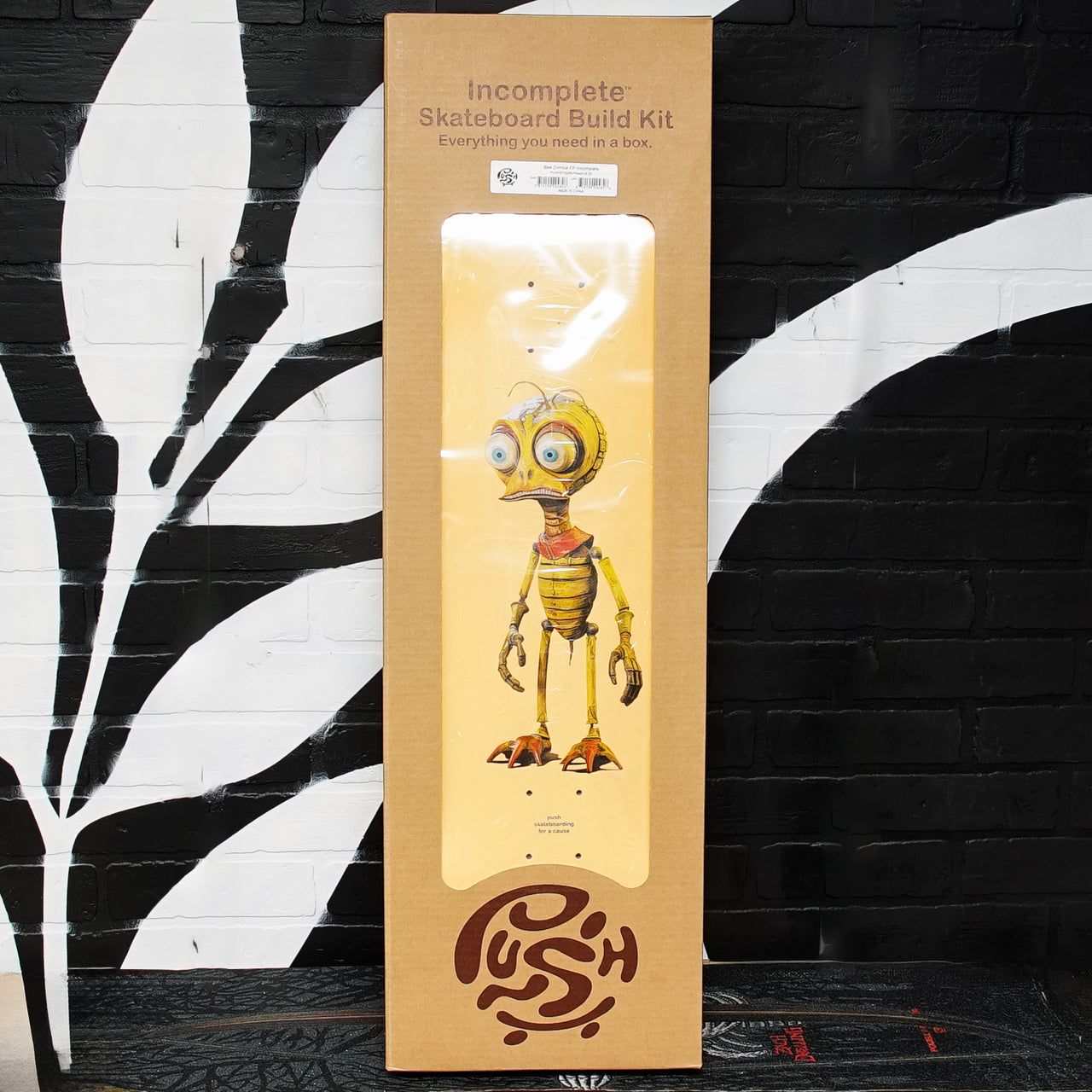 Patineta para Armar Push Skateboarding Bee Zombie FP