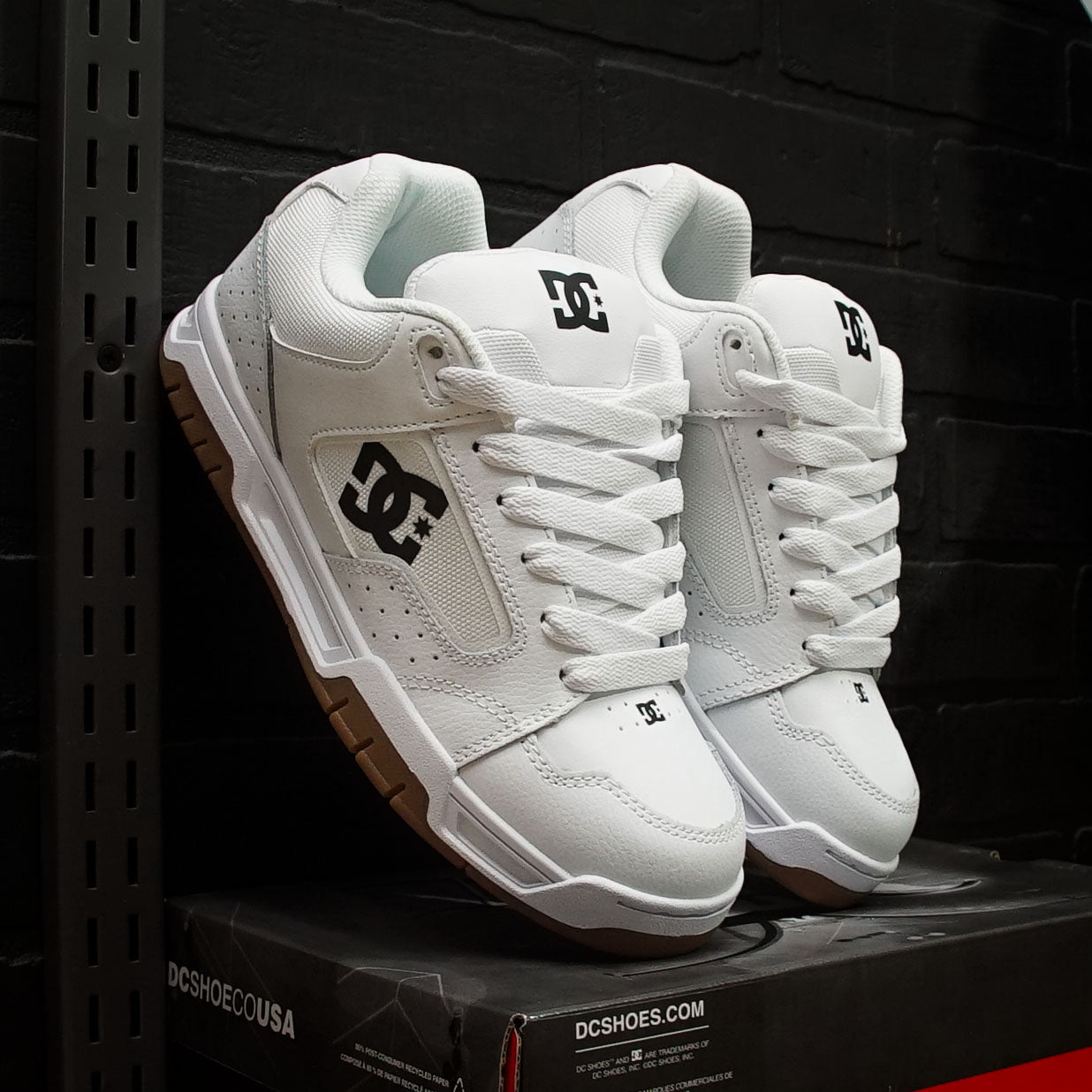 Tenis DC Coiler White Black Gum