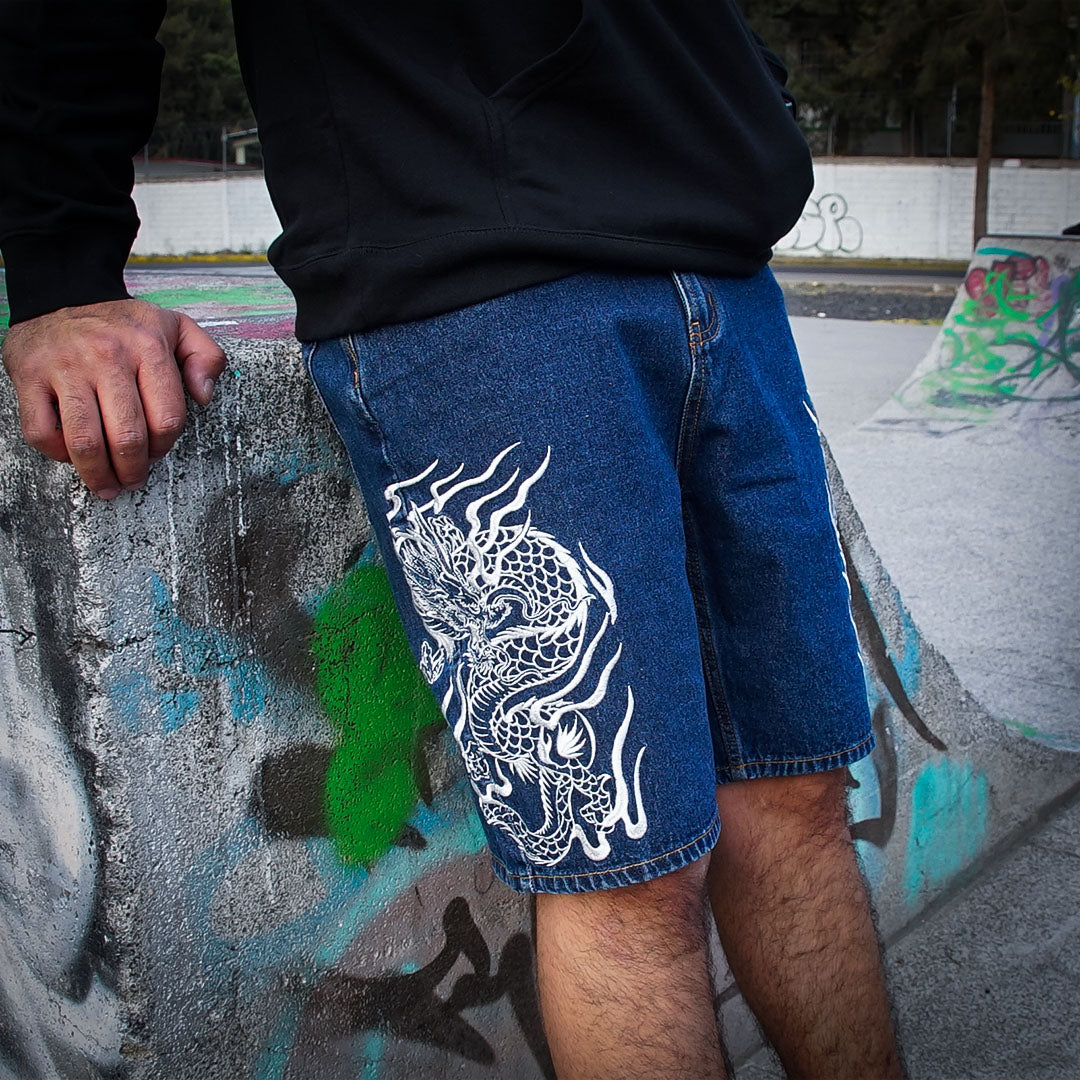 Short DGK Hydra Embroidered Blue