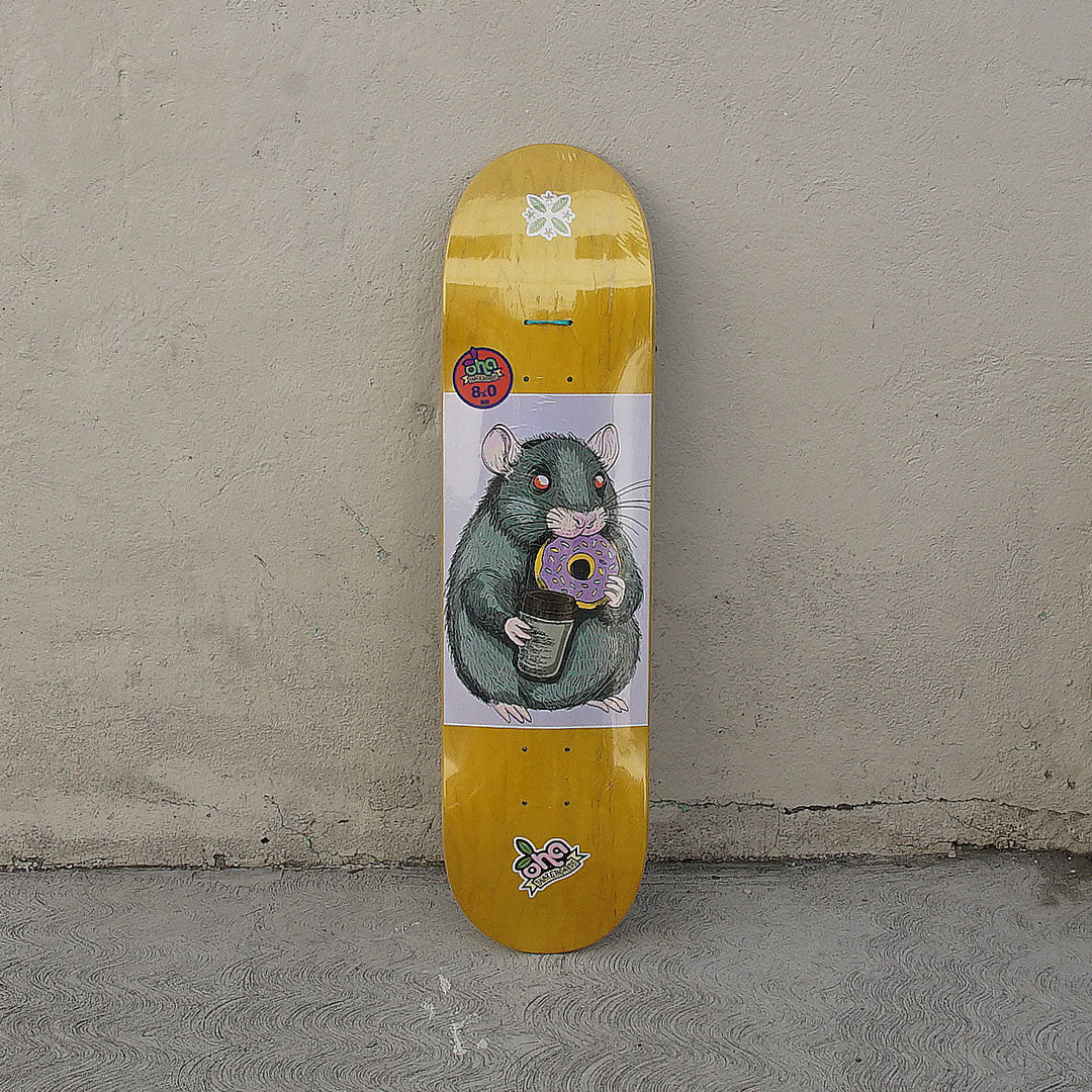 Tabla Oha Skateboards Breakfast Hamster