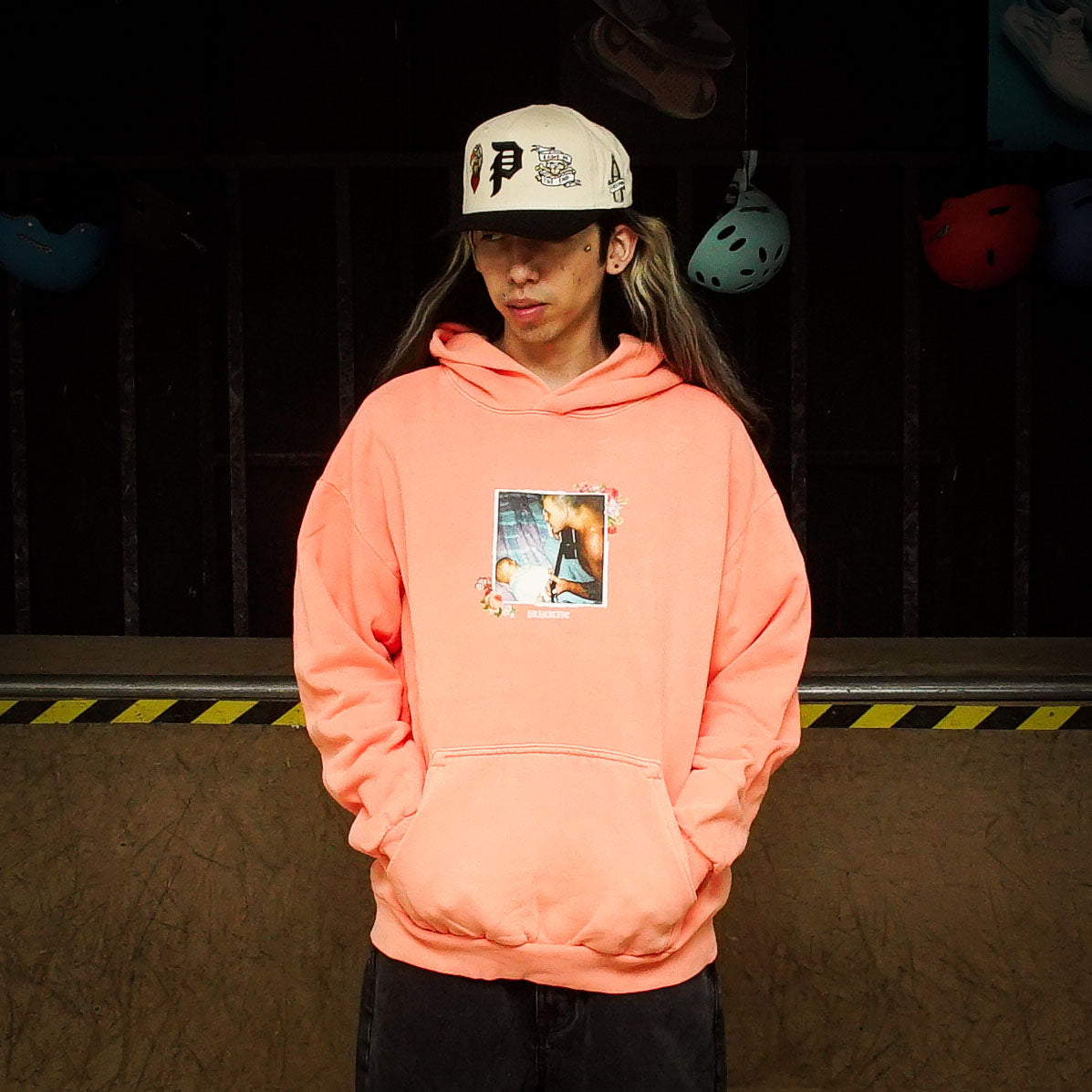 Sudadera Primitive x Sublime Rhythm Coral