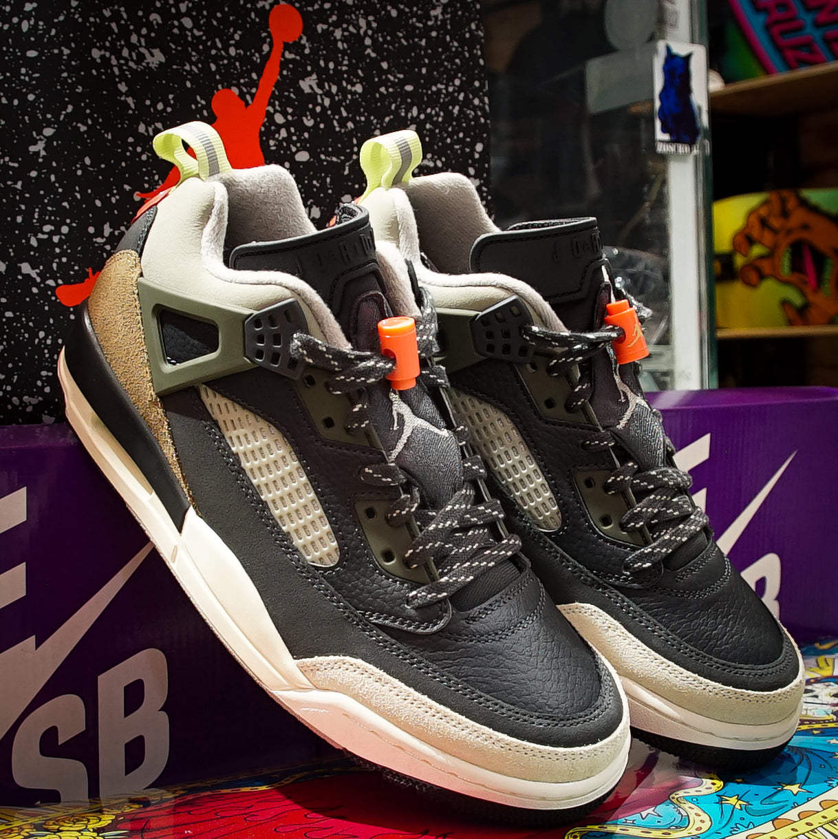 Tenis Nike Jordan Spizike Low Anthracite Spruce Fog