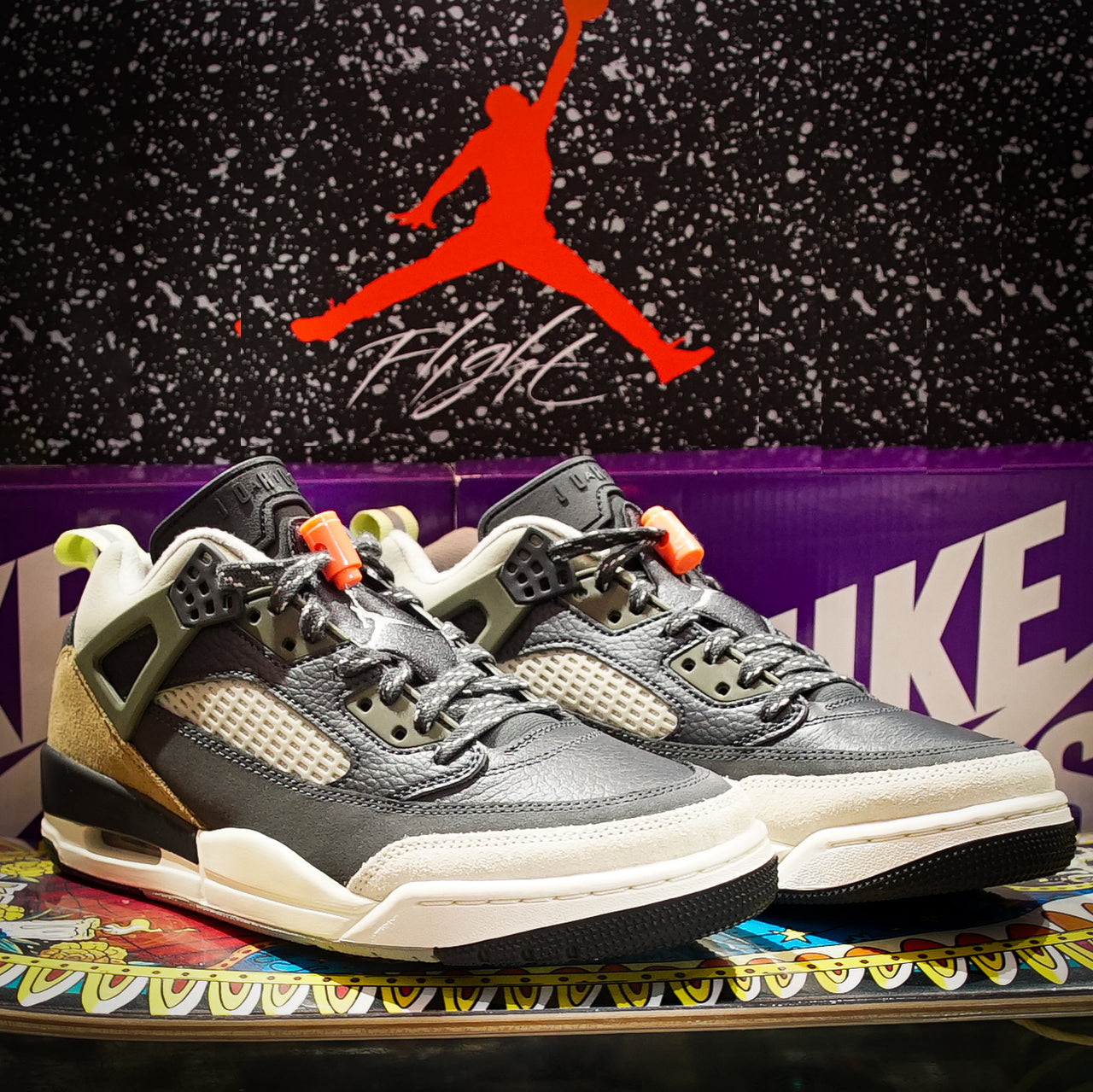 Tenis Nike Jordan Spizike Low Anthracite Spruce Fog