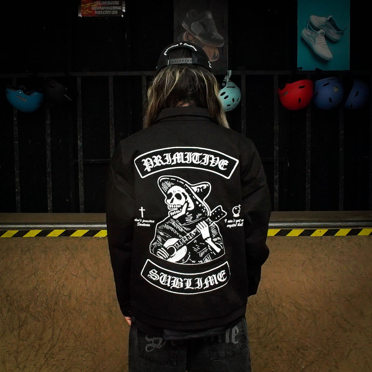 Chamarra Primitive x Sublime Santeria Black
