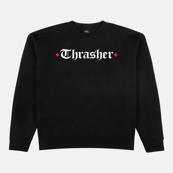 Suéter Thrasher x Spitfire The End Oath Black