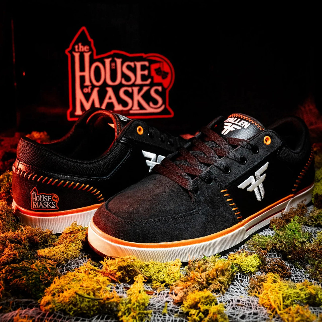 Tenis Fallen Patriot House Of Mask Black Orange