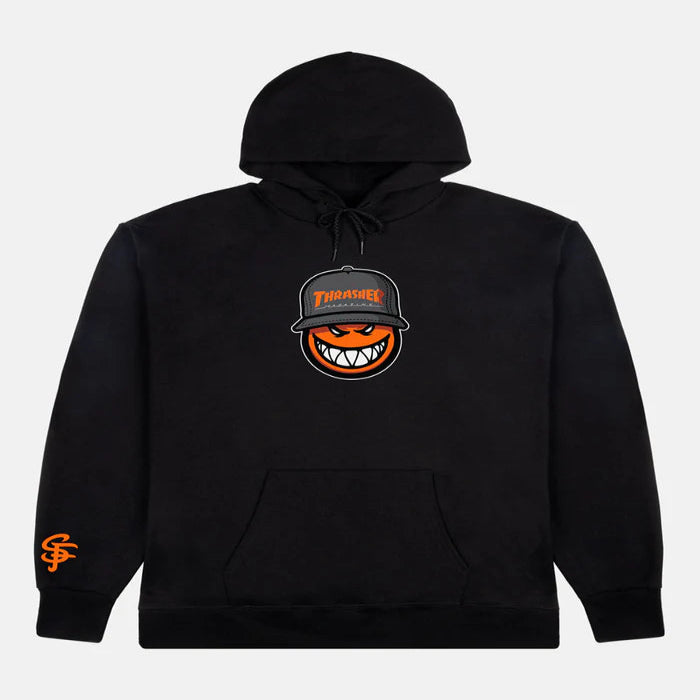 Sudadera Thrasher x Spitfire SF Loc Black