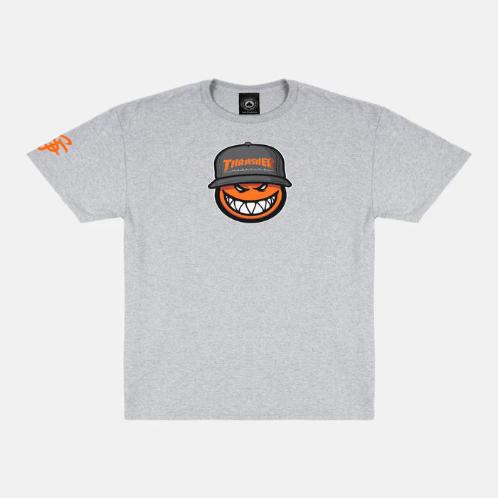 Playera Thrasher x Spitfire SF Loc Sport Grey