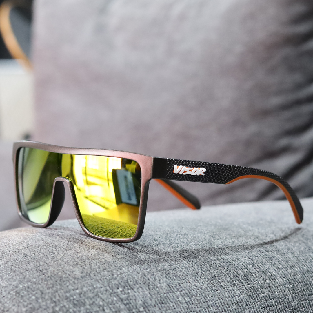 Lentes de Sol Visor Optix Amsterdam Naranja